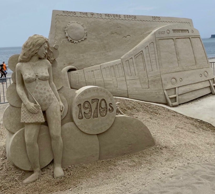 The International Sand Sculpting Festival takes over Revere Beach