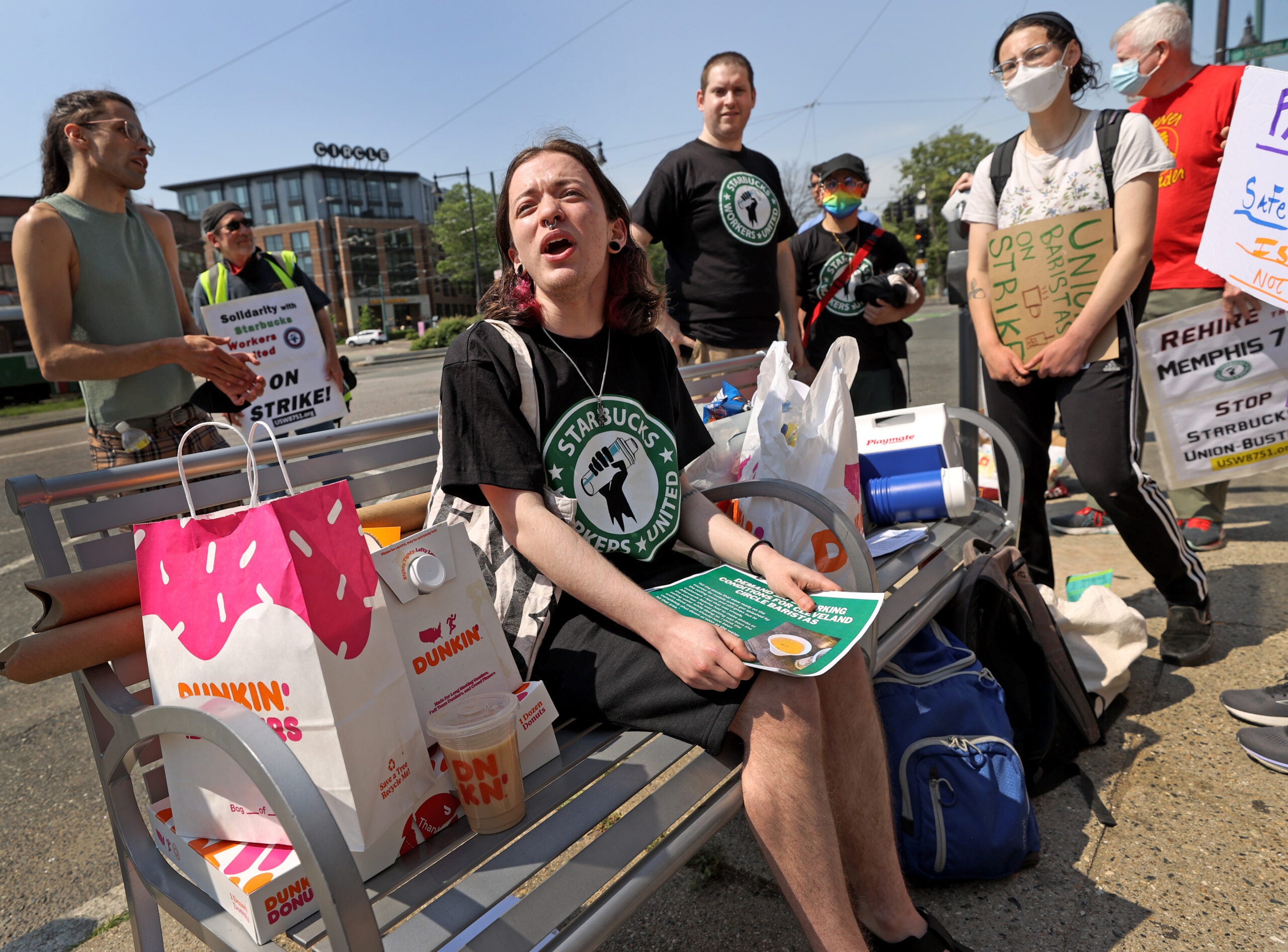 The Messed-Up Reason Starbucks Baristas Are Putting Stickers On