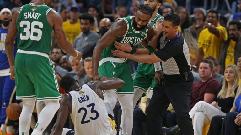 Jaylen Brown claims Draymond Green 'tried to pull my pants down'