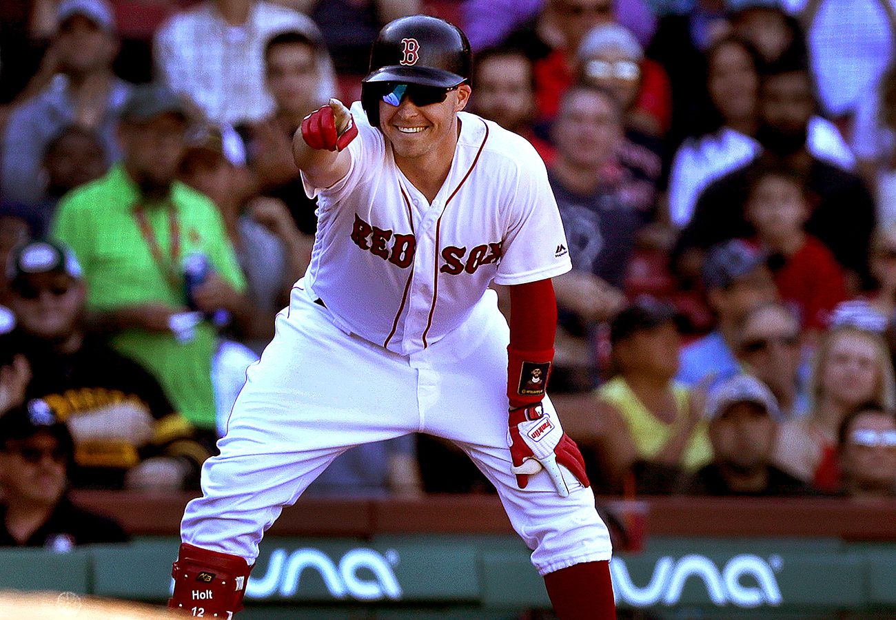 Former Boston Red Sox Brock Holt to keep mustache 'a little bit