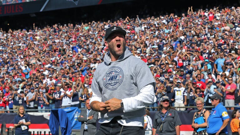 Celtics on NBC Sports Boston on X: Julian Edelman wearing a Red Sox hat at  a Celtics game is the 2023 vibe  / X