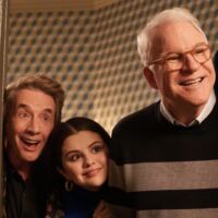 Martin Short, Selena Gomez, and Steve Martin in "Only Murders in the Building" Season 2.
