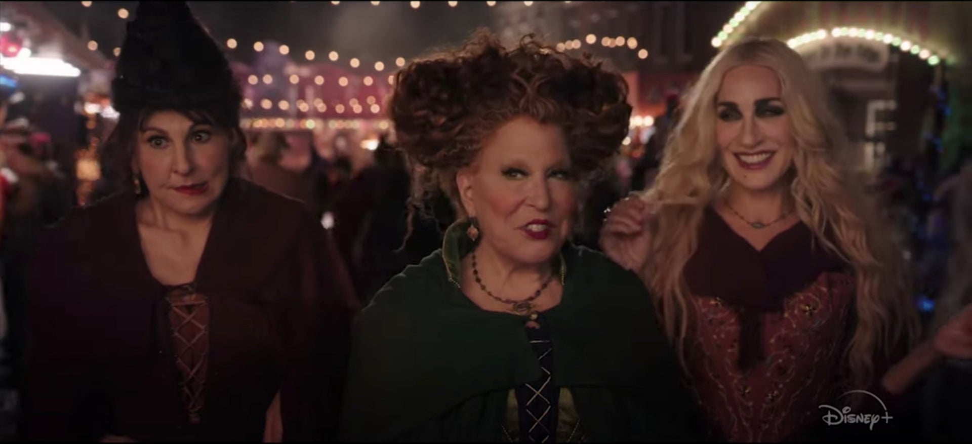 "Hocus Pocus 2" trailer Sanderson Sisters are back for Disney+ sequel