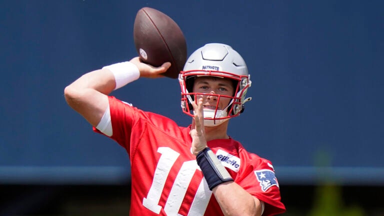 Carolina Panthers NFL preseason practice with Patriots next