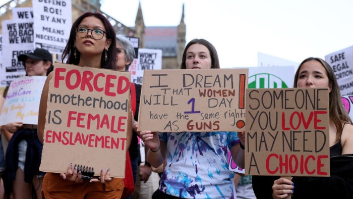 Thousands Gather In Downtown Boston To Protest Roe V Wade Reversal