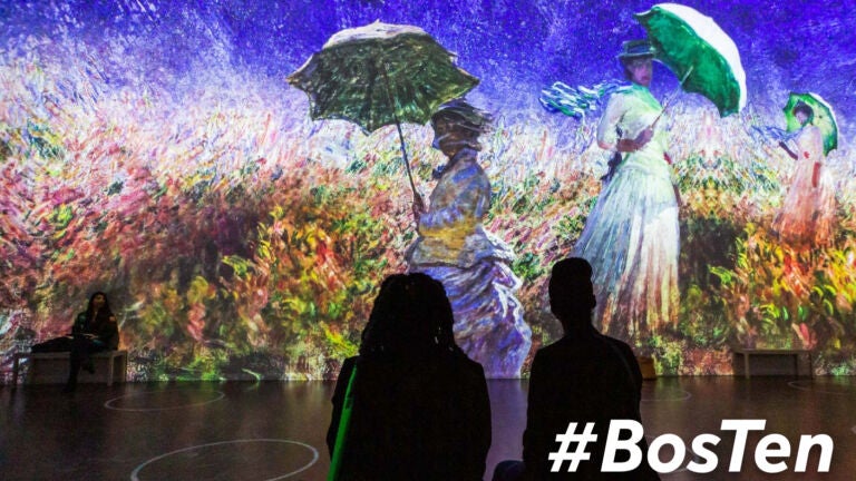 Immersive Monet & The Impressionists debuts in Boston this week.