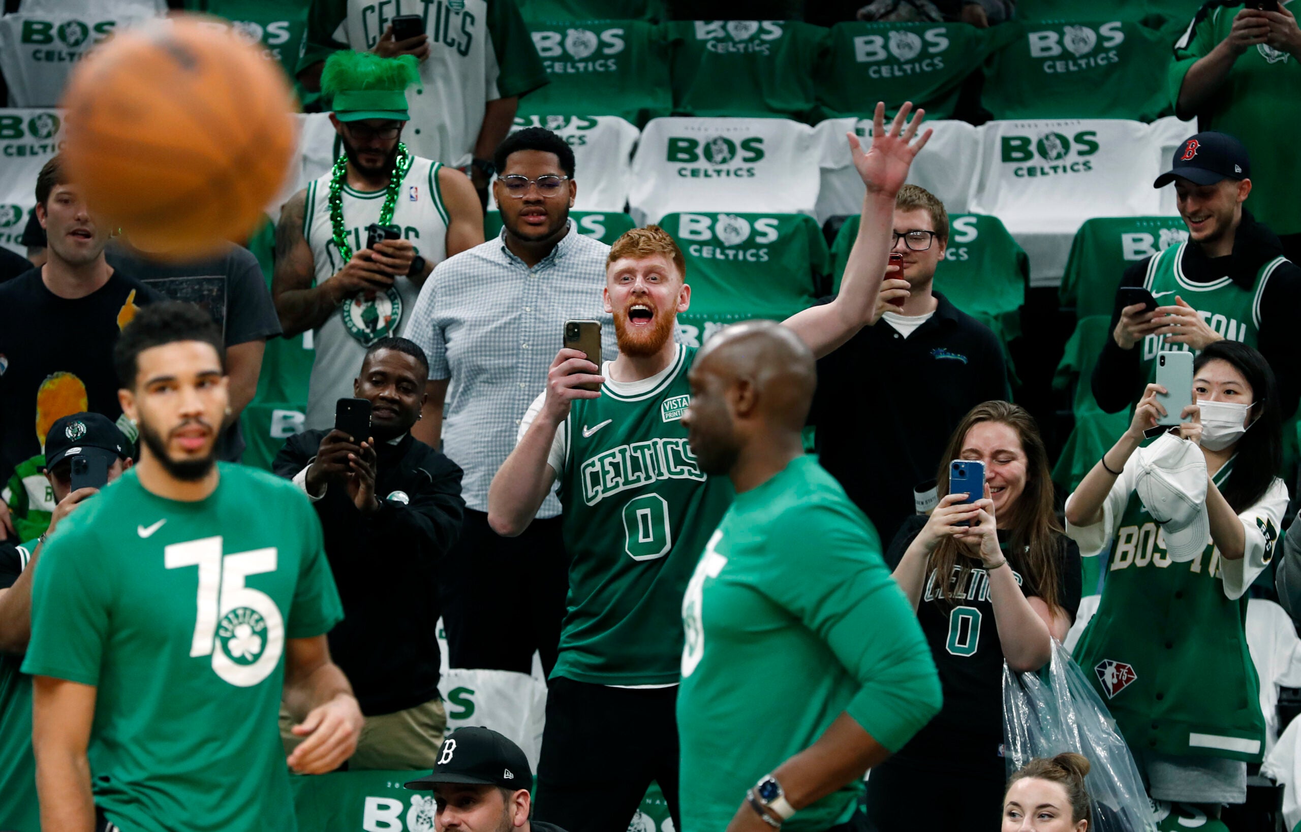 Here's which celebrities were at NBA Finals Game 3 in Boston