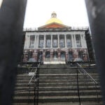 A view of the Massachusetts State House.