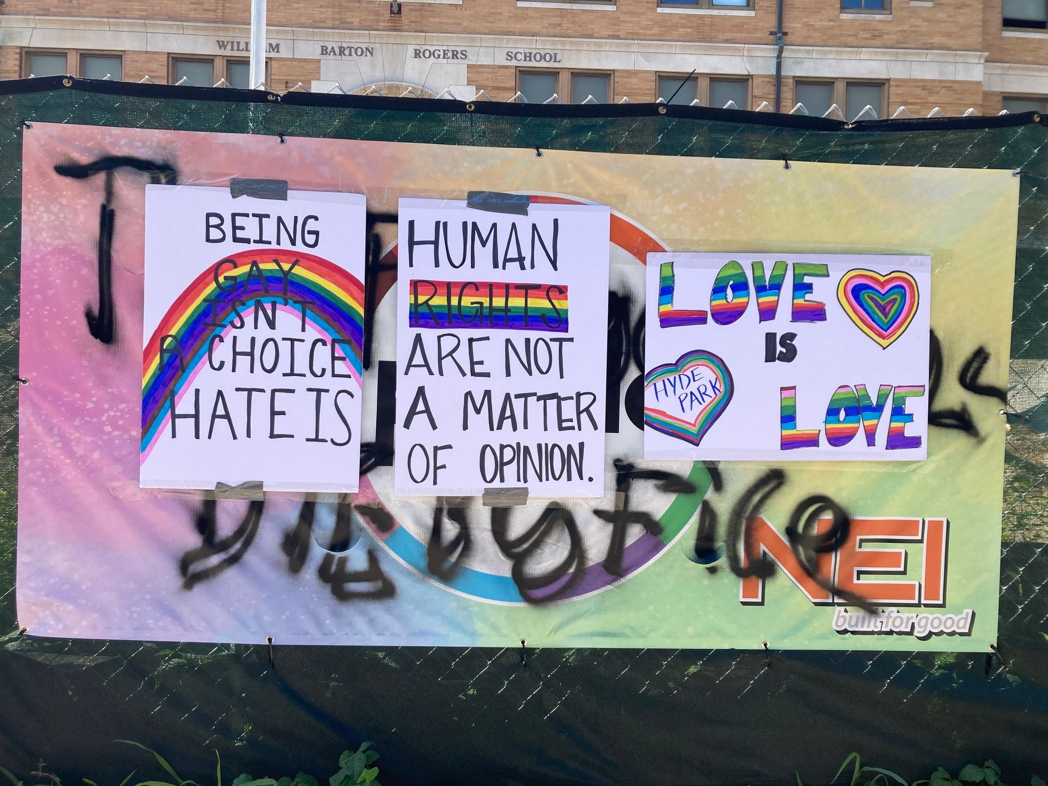 LGBTQ+ housing protest