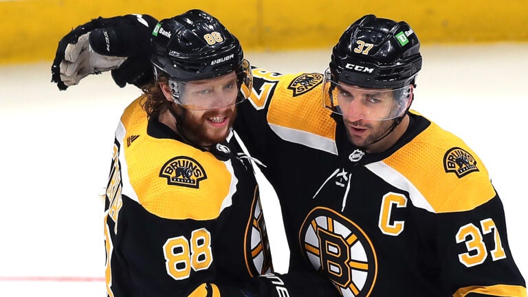 Bruins operating as if Patrice Bergeron, David Krejci won't be