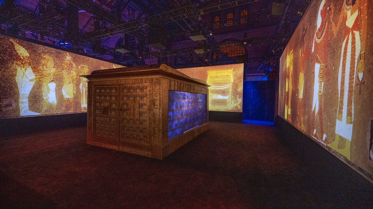 "Beyond King Tut: The Immersive Experience" in Boston.