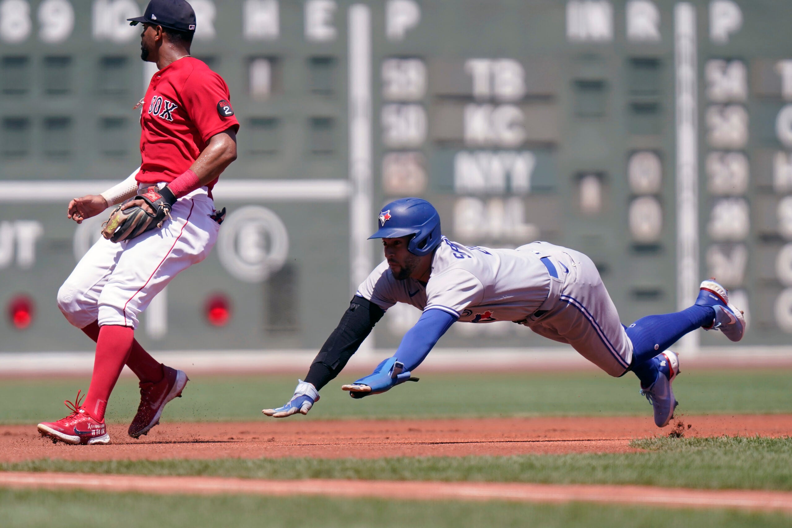 Vladimir Guerrero Jr.: Boston Red Sox's Rafael Devers 'always swings hard  and that's why he's so good' 