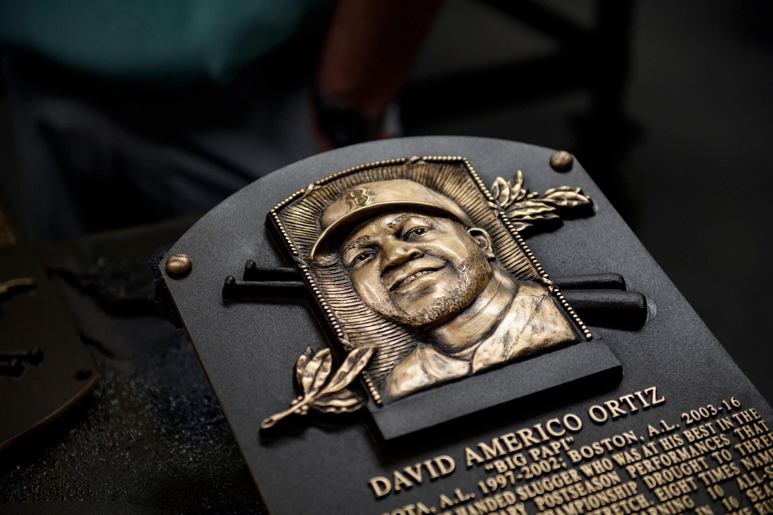 First look at David Ortiz's Hall of Fame plaque