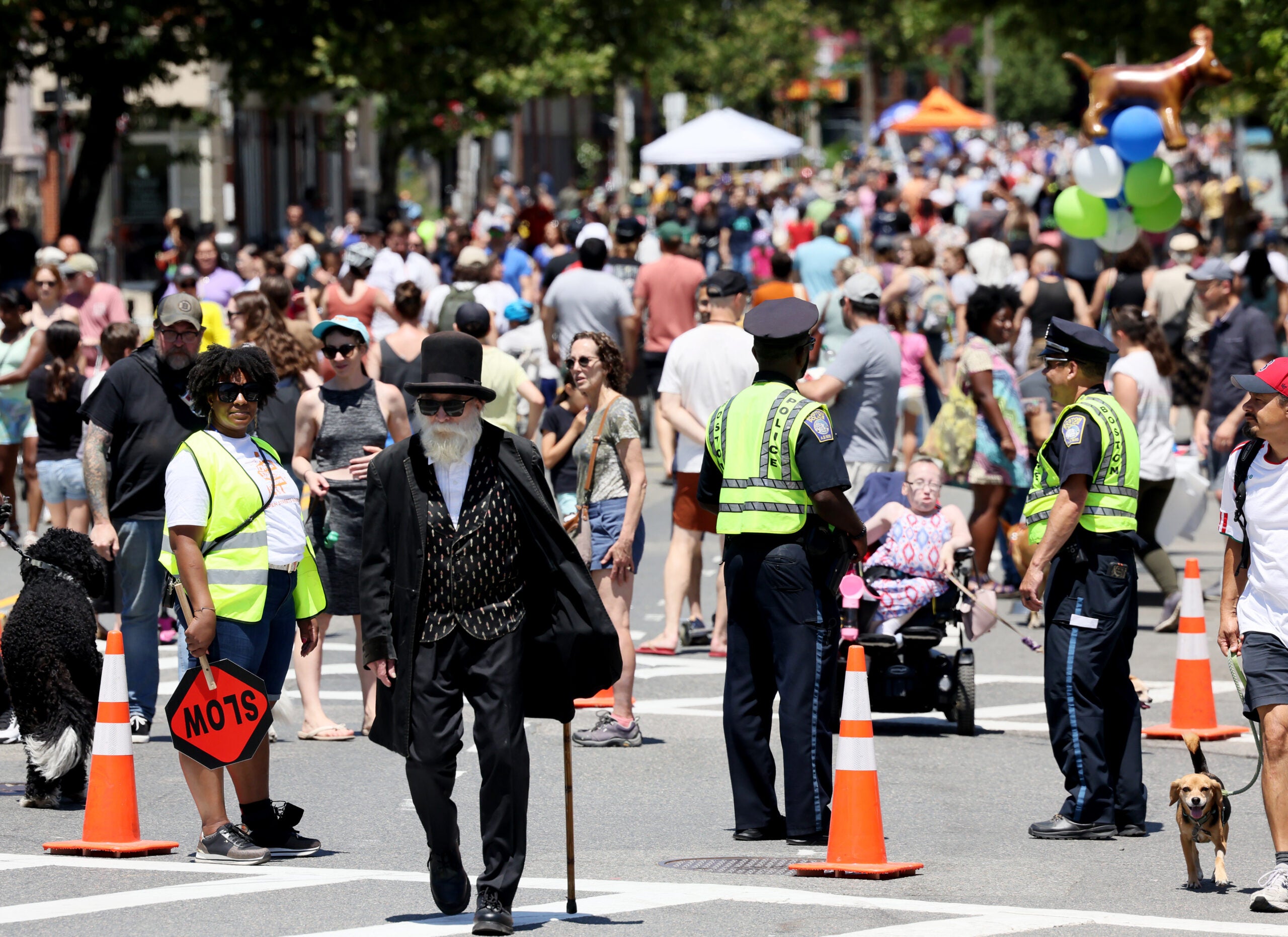 Take a look at Boston's first Open Streets festival in Jamaica Plain