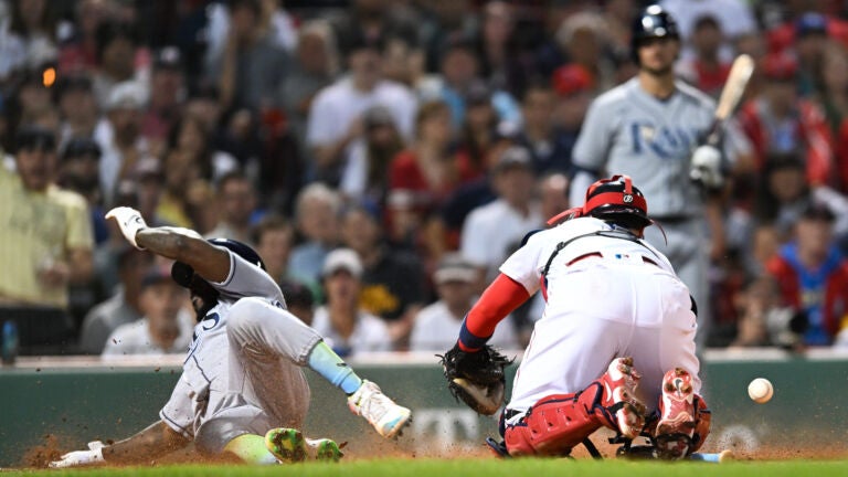 Red Sox get break in top of 13th, then Christian Vazquez HR in bottom half  to top Rays