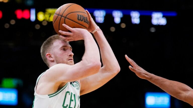 Sam Hauser lives out NBA dream as starter for Boston Celtics