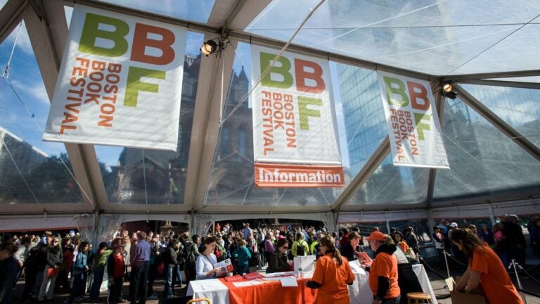 The Boston Book Festival sets up shop in Copley Square on October 29.