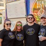 Bent Water Brewing employees tap truck