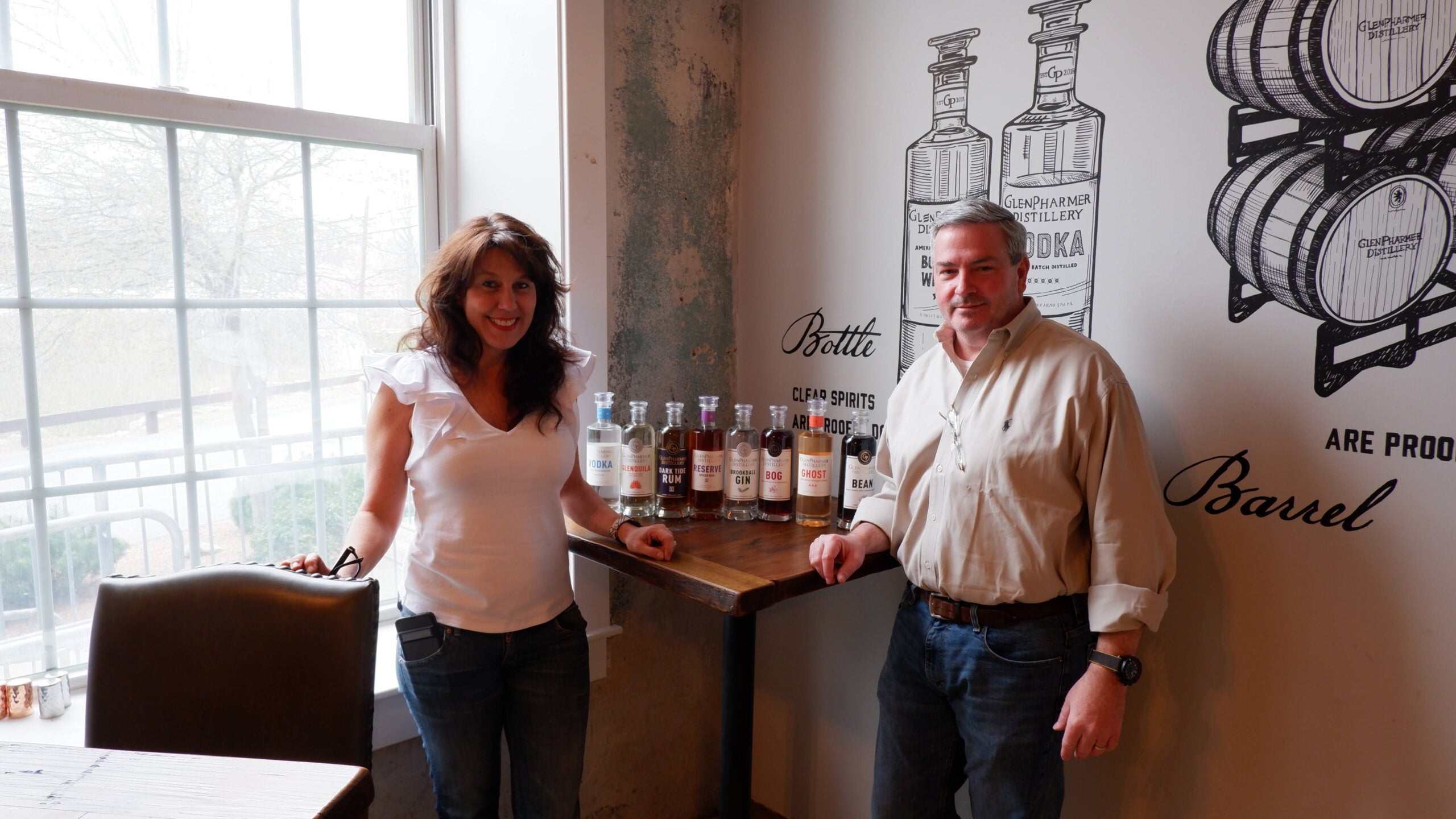 The Franklin Distillery makes creative spirits and offers delicious meals