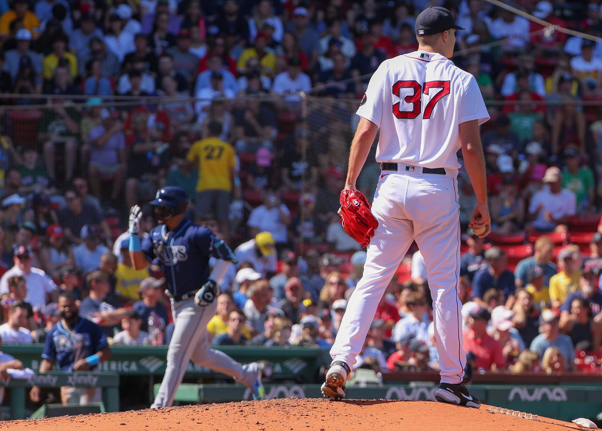 Paredes hits 2 homers over Green Monster, Rays beat Sox 12-4