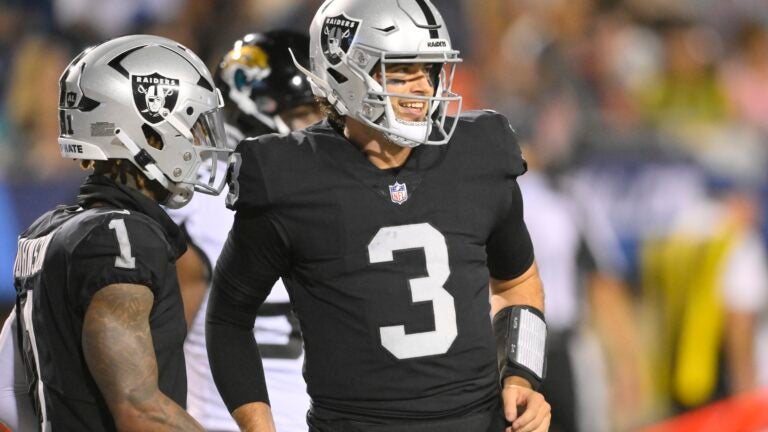 The Raiders have a backup quarterback battle brewing in 2023