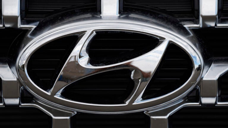 The Hyundai company logo.