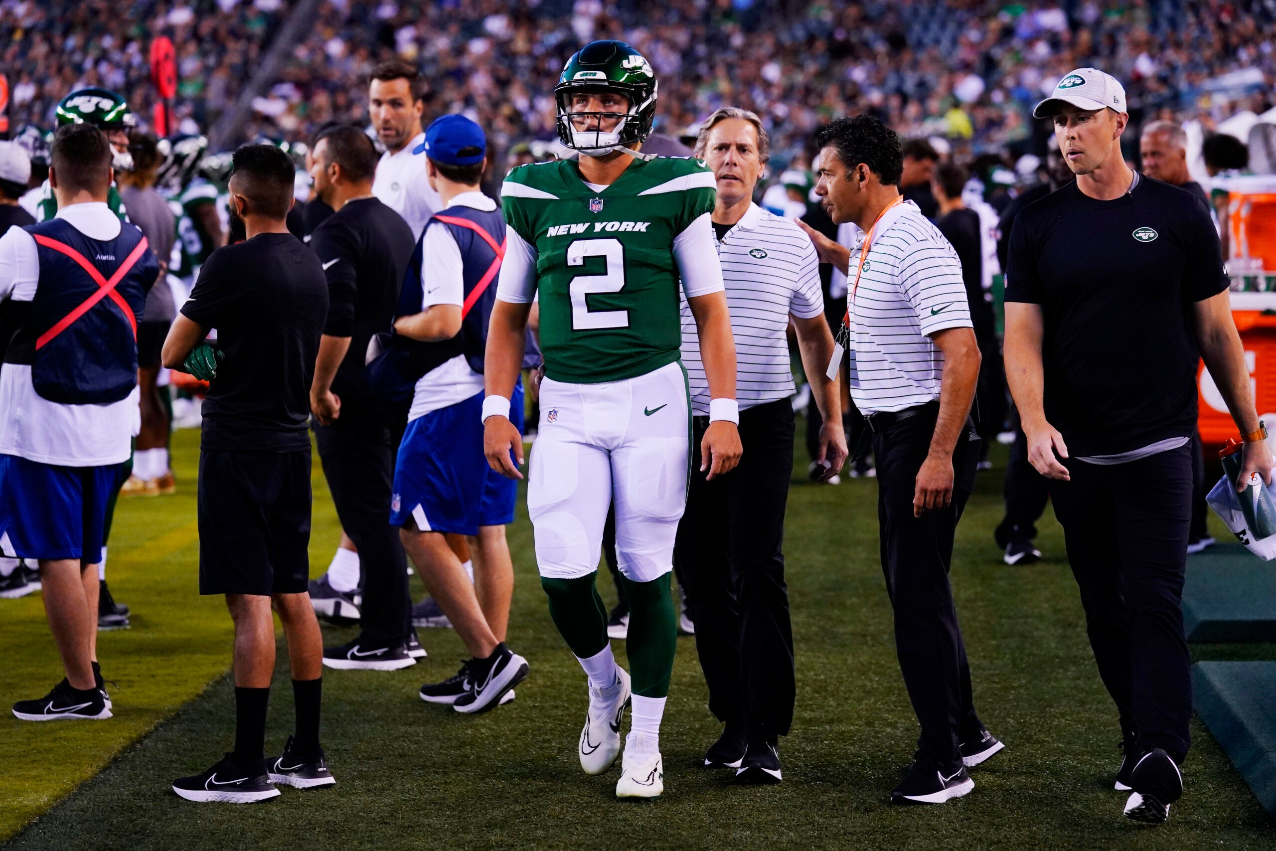 Jets QB Zach Wilson having knee surgery Tuesday in LA