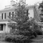 Left side and front of Loring-Greenough House, 12 South Street, Jamaica Plain. Photographed September 7, 1940, by Leon H. Abdalian, 1884-1967