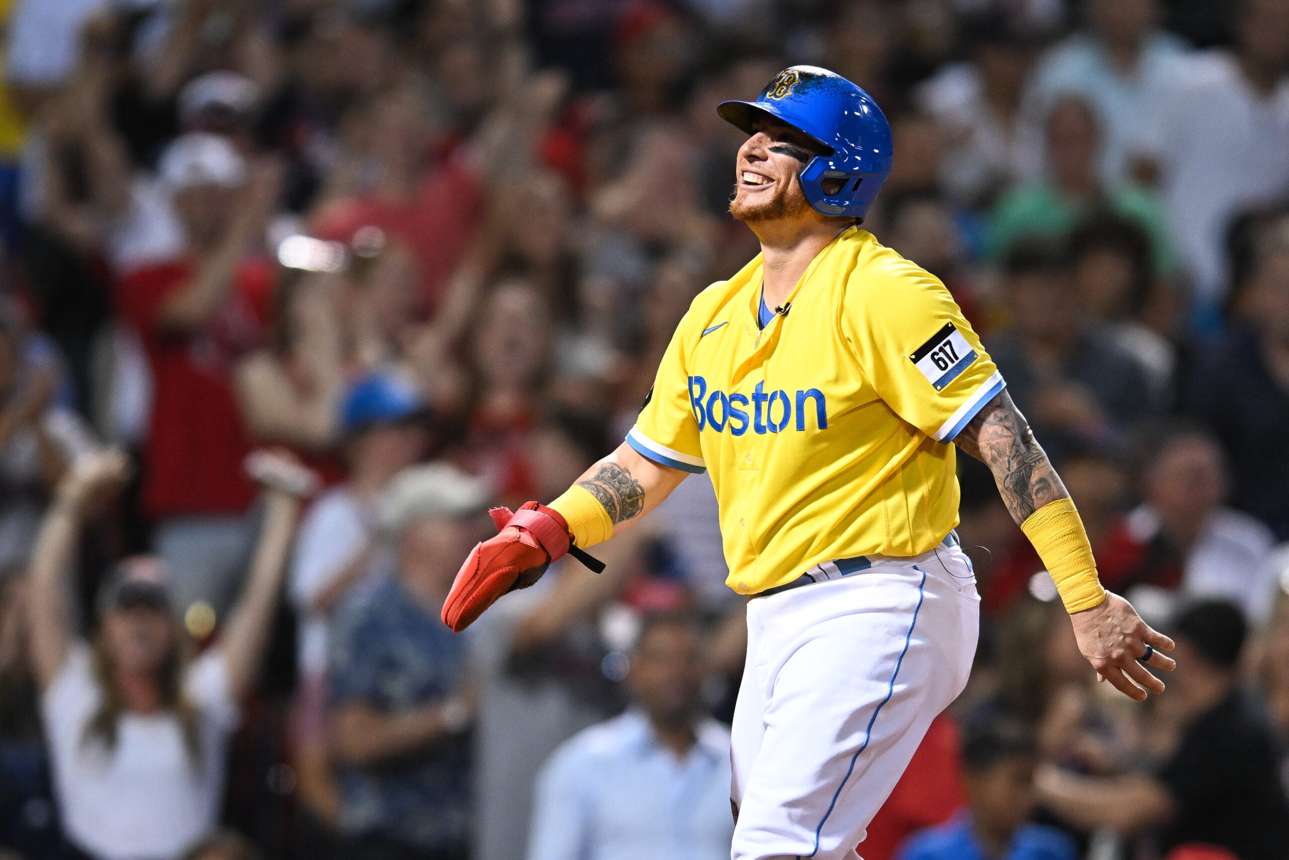 Red Sox whisk Christian Vazquez away after trade: 'It's a business