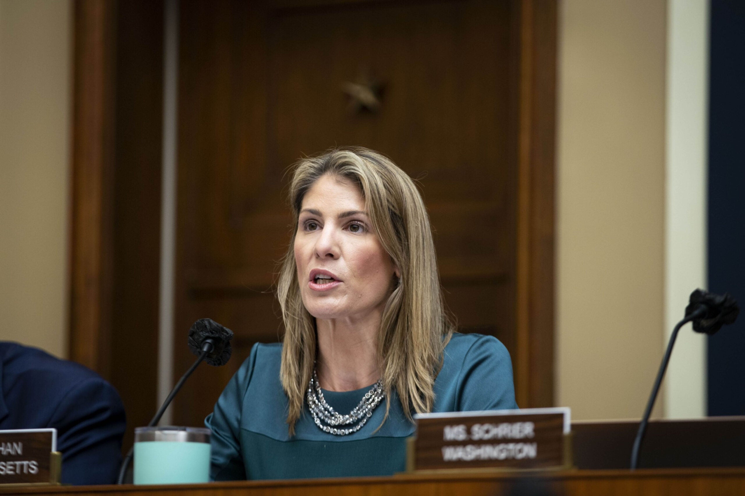 Rep. Lori Trahan, D-Mass., speaks during a House Energy and Commerce Subcommittee in Washington, D.C., on April 6.