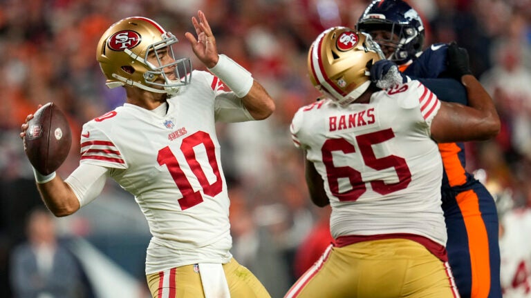 Rams finish out Jimmy Garoppolo, beat 49ers to set up home game Super Bowl  - The Boston Globe