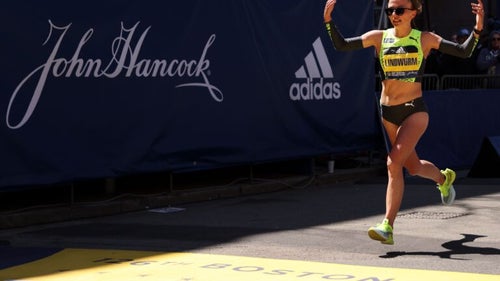 Read the most Boston sign from the Boston Marathon