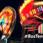 The giant ferris wheel at the Topsfield Fair.