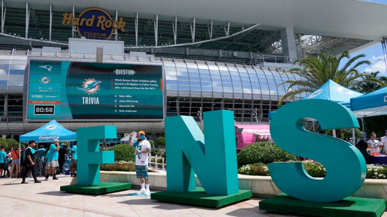 Scenes from Miami Dolphins vs Pittsburgh Steelers at Hard Rock Stadium