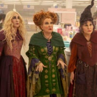 Kathy Najimy, Bette Midler, and Sarah Jessica Parker as the Sanderson sisters in "Hocus Pocus 2."