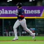 JD Martinez inside the park