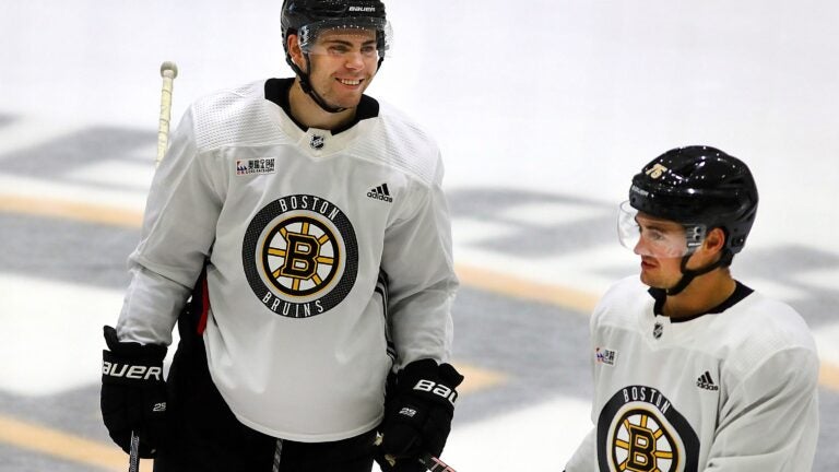 Well this is awkward: Boston Bruins forced to make wardrobe change