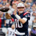 Mac Jones during the Patriots-Ravens game in Week 3.
