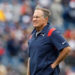 Bill Belichick prior to the Patriots-Ravens matchup.