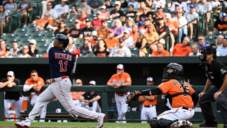 Red Sox offense explodes on Rangers pitching - The Boston Globe