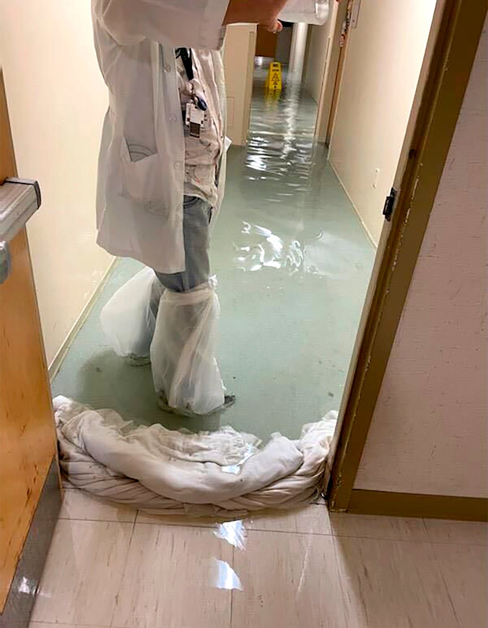 Flooding at HCA Florida Fawcett Hospital