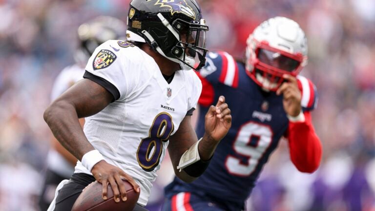 Lamar Jackson tosses five TDs as Ravens romp to 42-21 win over Jets - NBC  Sports