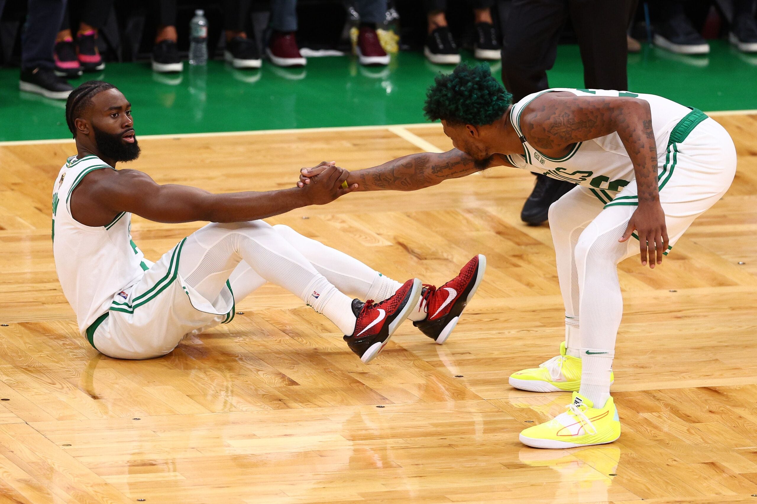 Celtics' Jaylen Brown 'thinking about clarifying' remarks on future with  team amid speculation