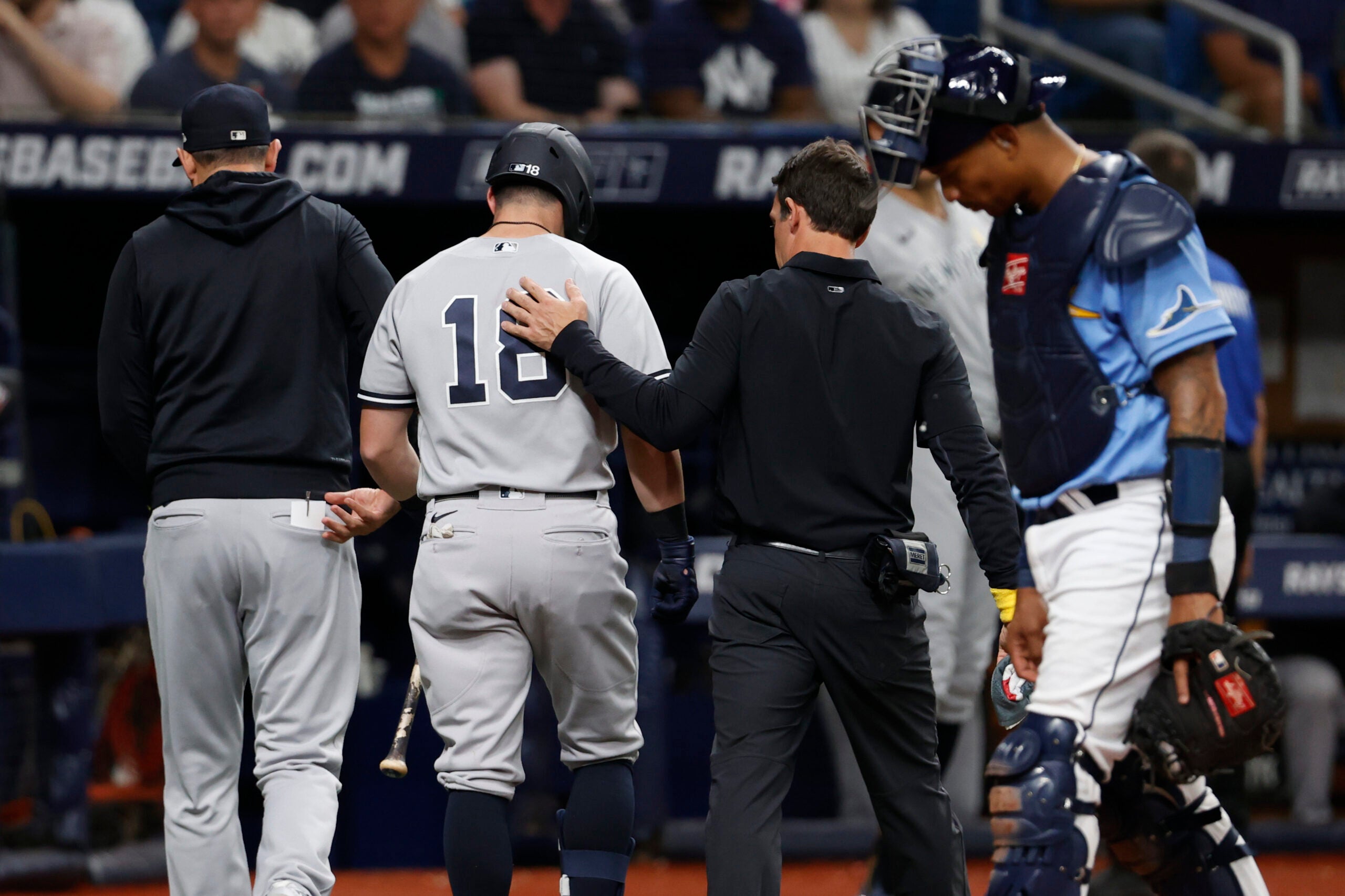 Yankees' Andrew Benintendi having wrist surgery, could play this year