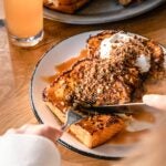 The Pumpkin Spice French Toast at Lucie