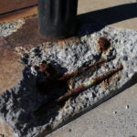 Moakley Bridge light post