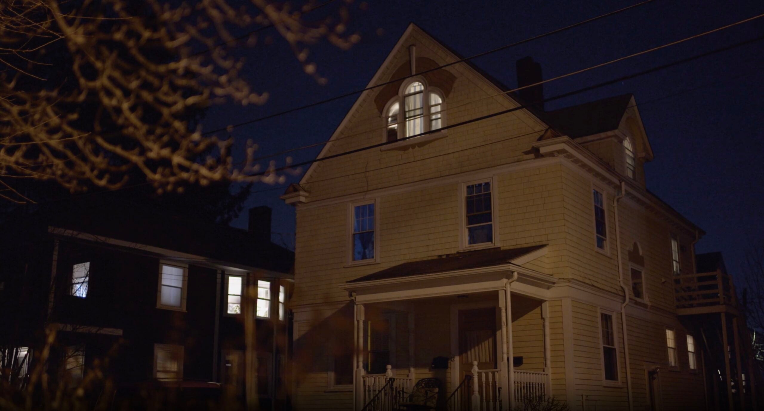 A still from "The Murders Before the Marathon" showing the apartment of Brendan Mess where the 2011 Waltham murders took place.