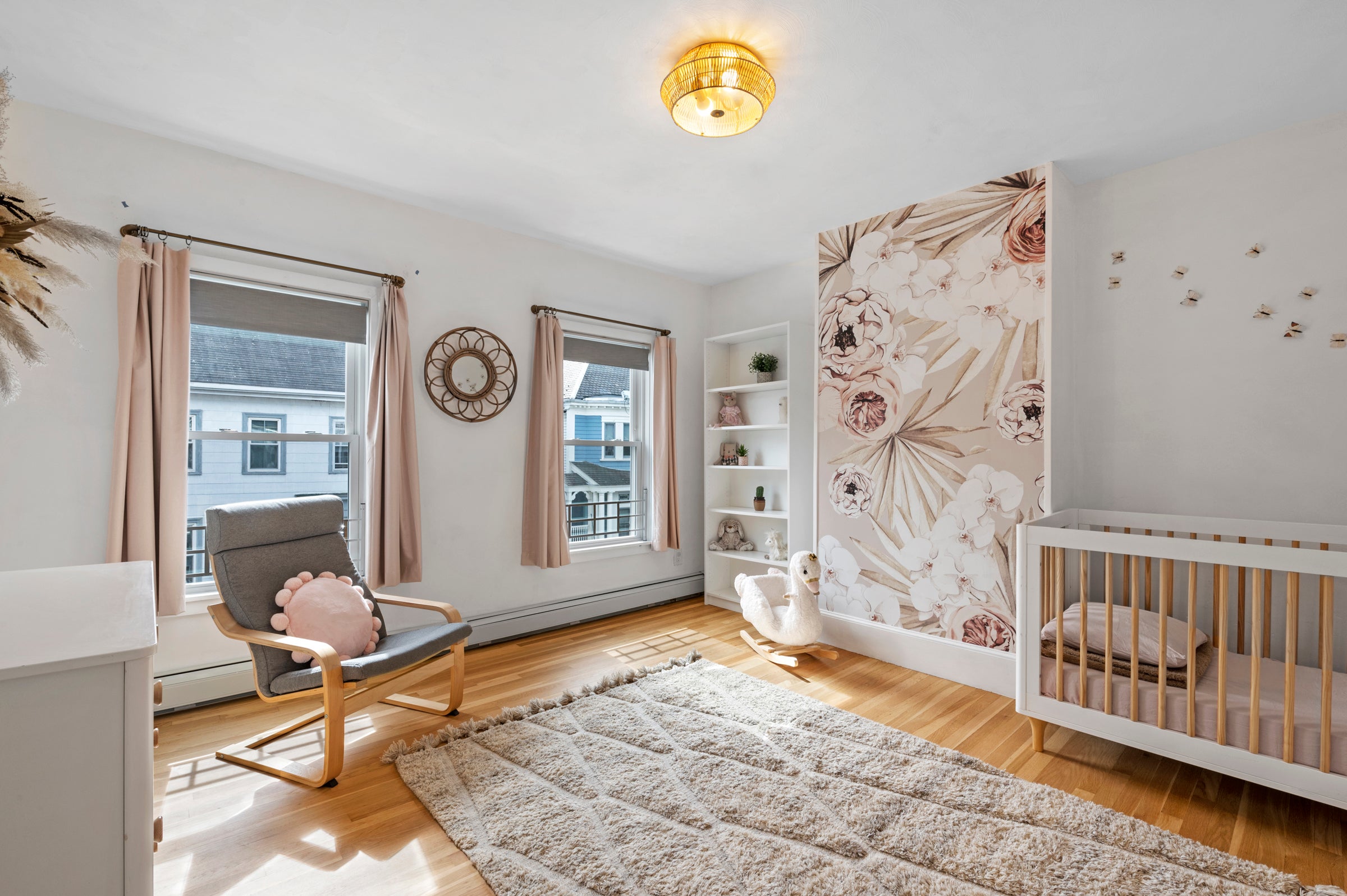 Vintage and vogue elements intertwine in a 1902 Colonial 10 137-otis-cambridge-room-3
