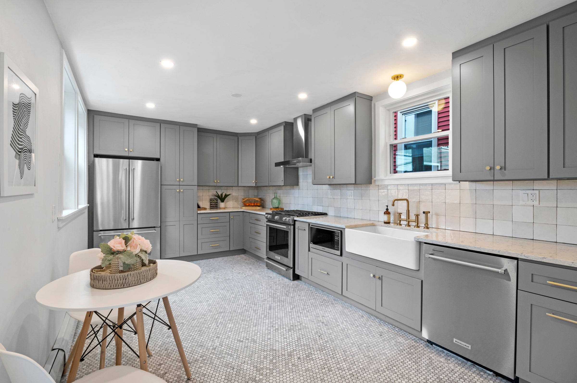 Vintage and vogue elements intertwine in a 1902 Colonial 5 137-otis-cambridge-kitchen