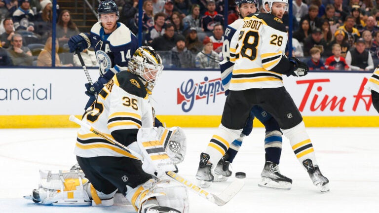 Blue Jackets drop seventh straight after taking Bruins to OT